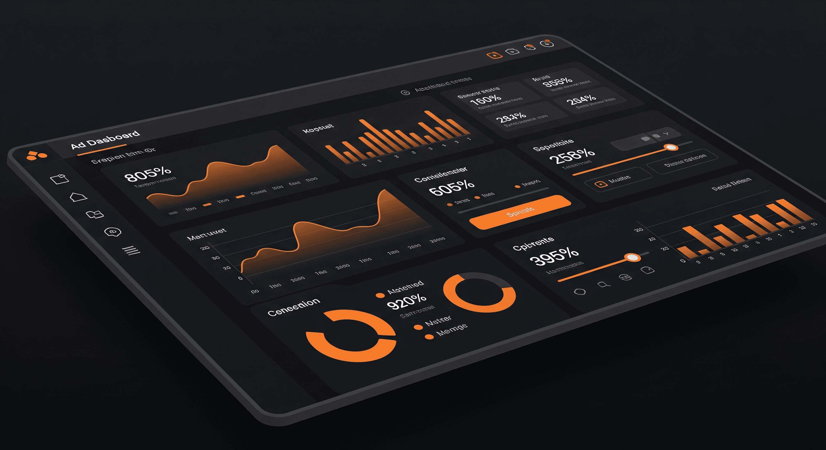 Dashboard con métricas